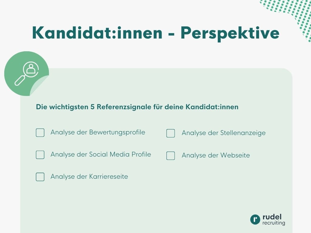 Die Kandidat:innen-Perspektive auf die Arbeitgebermarke